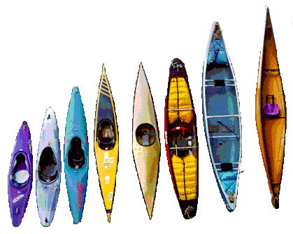Many different boat types